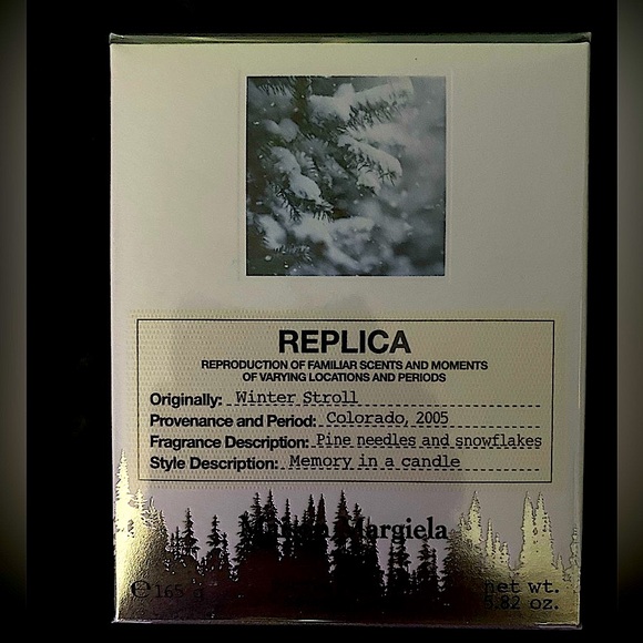 MAISON MARGIELA - ‘REPLICA’ •WINTER STROLL• SCENTED CANDLE (165g/5.82oz) **NEW** - Picture 10 of 16